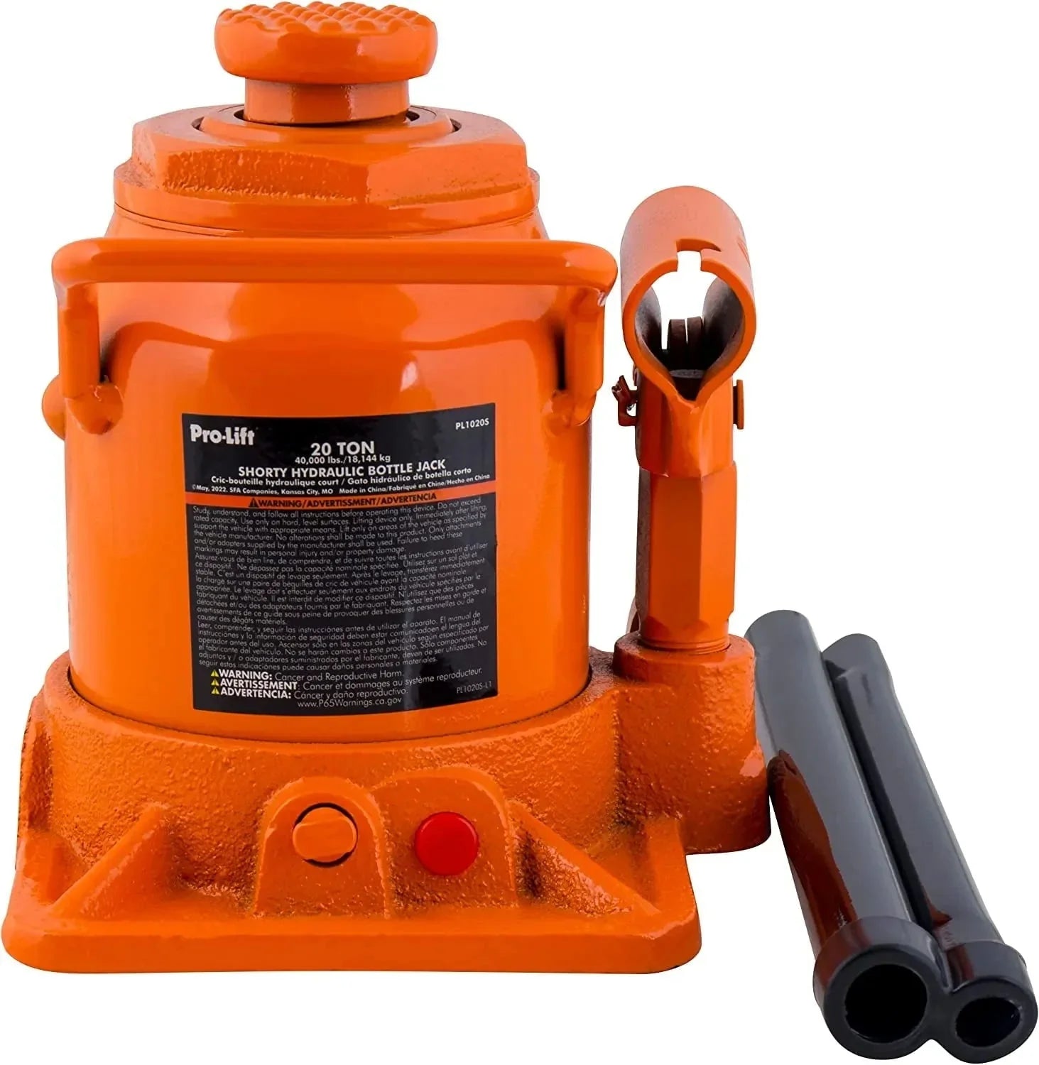 83534676e9a928aea7906d2270896fb4cf02fdadc4876e1a5faced8d0e905696 Bottle Jack - 20 Ton Shorty Hydraulic - Portable Car Jack 40000 Lbs Capacity with Pump Handle for Car Sedans SUV