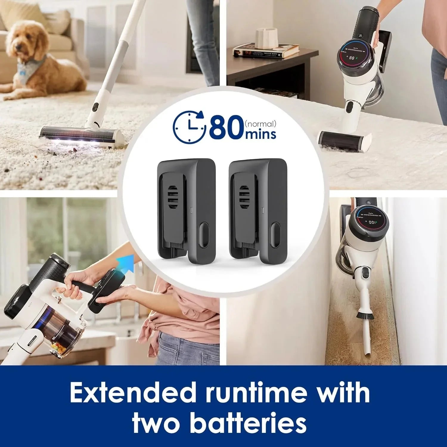 8b05a46cf7ef6c5a71426757ff38b41633cc4bfb9c3877d9329173be86de62f2 Vacuum Cleaner - Cordless - Smart Stick Handheld Vacuum Strong Suction and Lightweight, Cordless Handheld Vacuum Deep Clean Hair, Hard Floor, Carpet