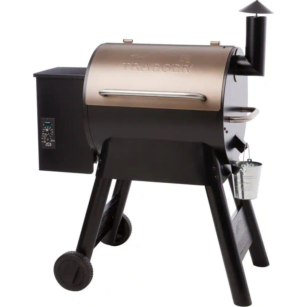 9161e0f52e7c45cd502a086a1c53e63d16b3b217d35aa2c169b9252e3e609cf5 Pellet grill, Pro seria 22, w Bronze