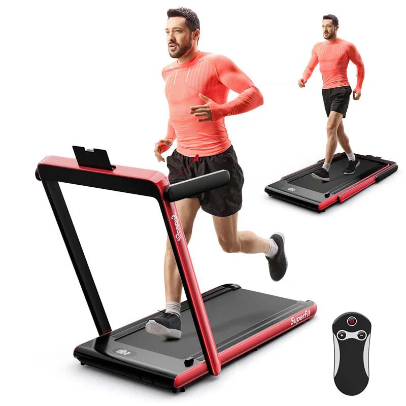 971375a2a3cb35ee7f9ad09151fc920af8da55d186f72df7cb43ea948c5a6533 Treadmill - 2.5HP 2-in-1 Folding Under Desk, Featuring Speaker APP Remote Control - Portable Walking Jogging Machine for Home Gym Office