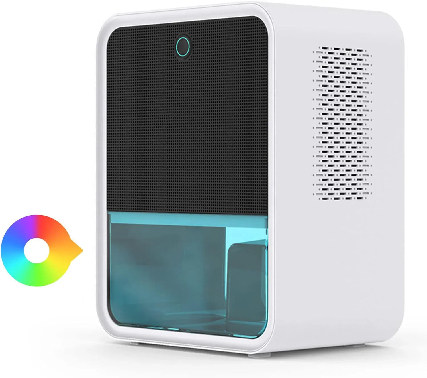 a10650010480713a35ce5fce0e1ae9d0c2c7a3032ff84d2c58168bfdb10e6226 Bedroom Dehumidifier 2.2L zbiornik na wodę z Hygrometer RGB lampa LED