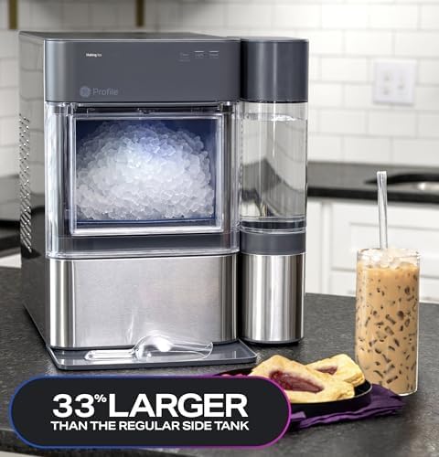 b78654a67e8d41c5278d1879460542b5347eaf5b0257abdb873d1d699f72fc84 Tank - Opal 2.0 XL with 1 Gallon - Chewable Crunchable Countertop Nugget Ice Maker, Scoop Included, 38 Lbs in 24 Hours, Pellet Ice Machine