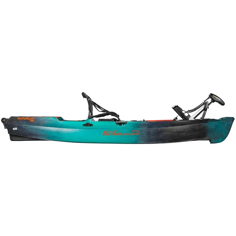b7bfd6bdd6a04d179a1c76cfcbab5ab5c103d2bae1676591881f38cb17521d03-1 Sportsman Autopilot 120 Motorized wedkarski kajak z Trolling silnik 12-ft