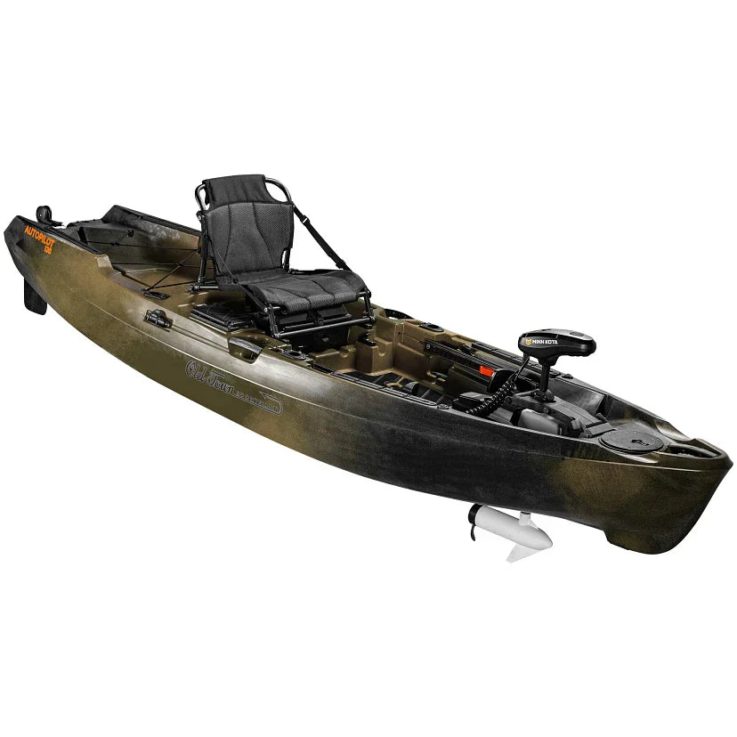 b8eeb9ad1fddb5b393bf9e7e36e3f540f75fde87542fb329ab4cc059bd04dd00 Sportsman Autopilot 120 Motorized wedkarski kajak z Trolling silnik 12-ft
