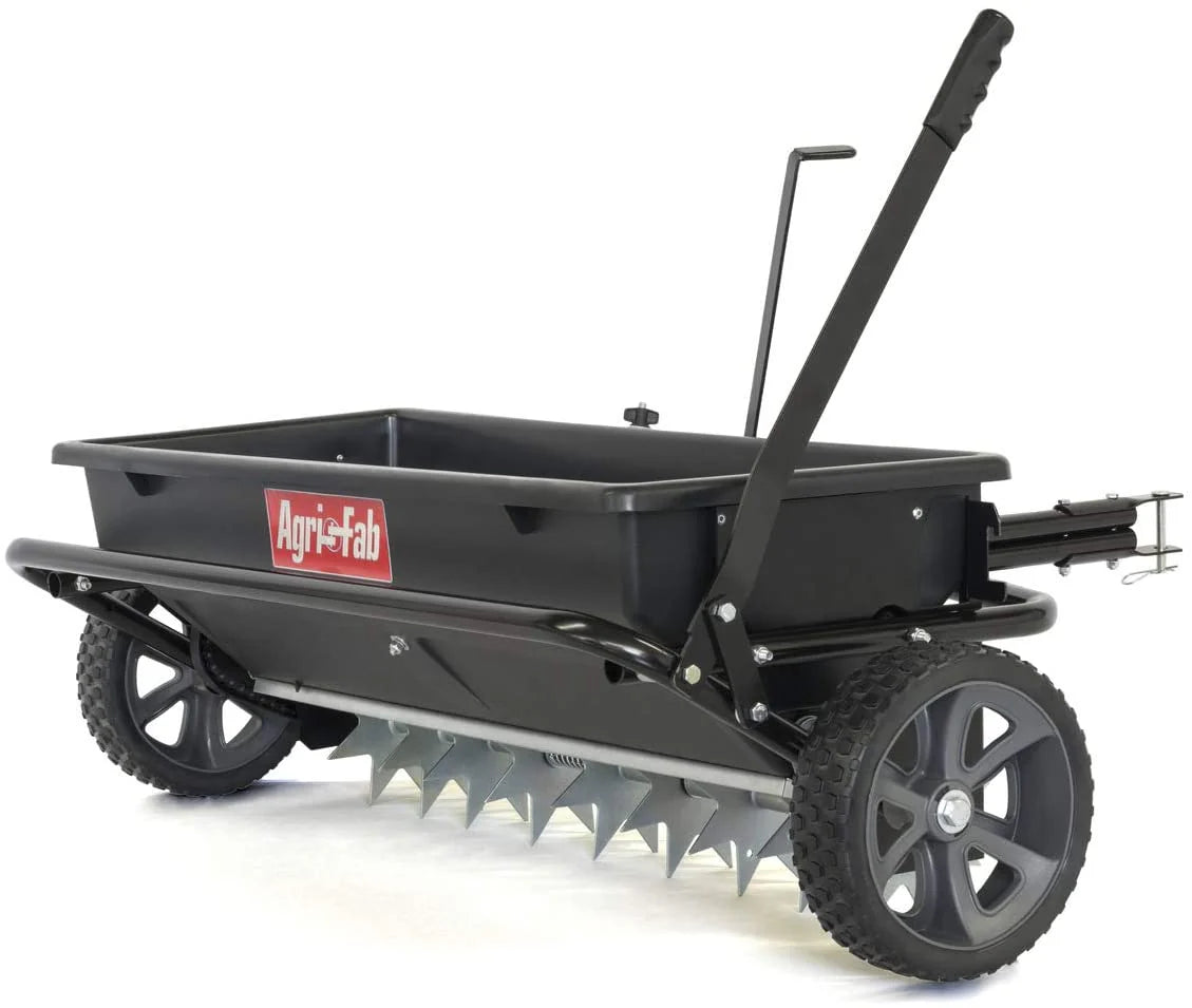 bf8bd655d4f15772fce91c2f8fd78cde2397fc8b4098926f38a711c7b11b5a87 45-0543 100 lb. Tow Spiker/seeder/ Spreader, czarny