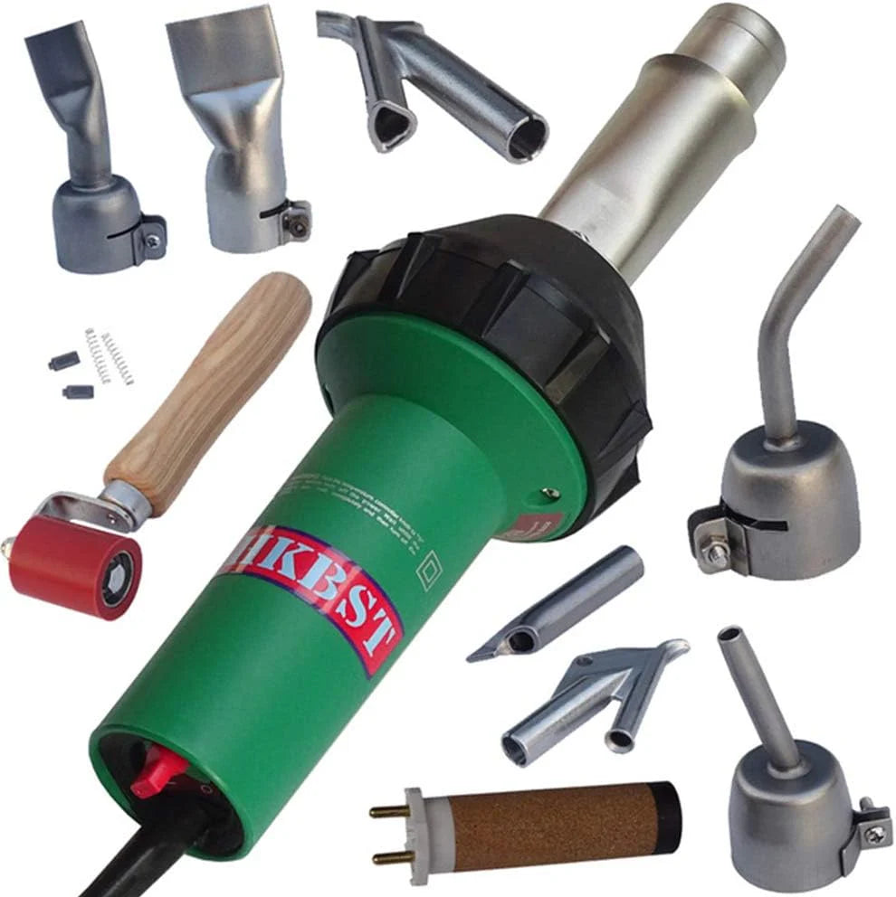 c3b3b667ec07a69b7d7a5801bfa9e7e0cfaa116c911b1ae874dc647d1bbd7354 Hot Air Plastic Welder 110V 1600W Heat Gun Professional Welding Torch Gun for PVC, Featuring TPO, Vinyl Roof, Plastic Welding Kit with Welding Nozzles, Seam