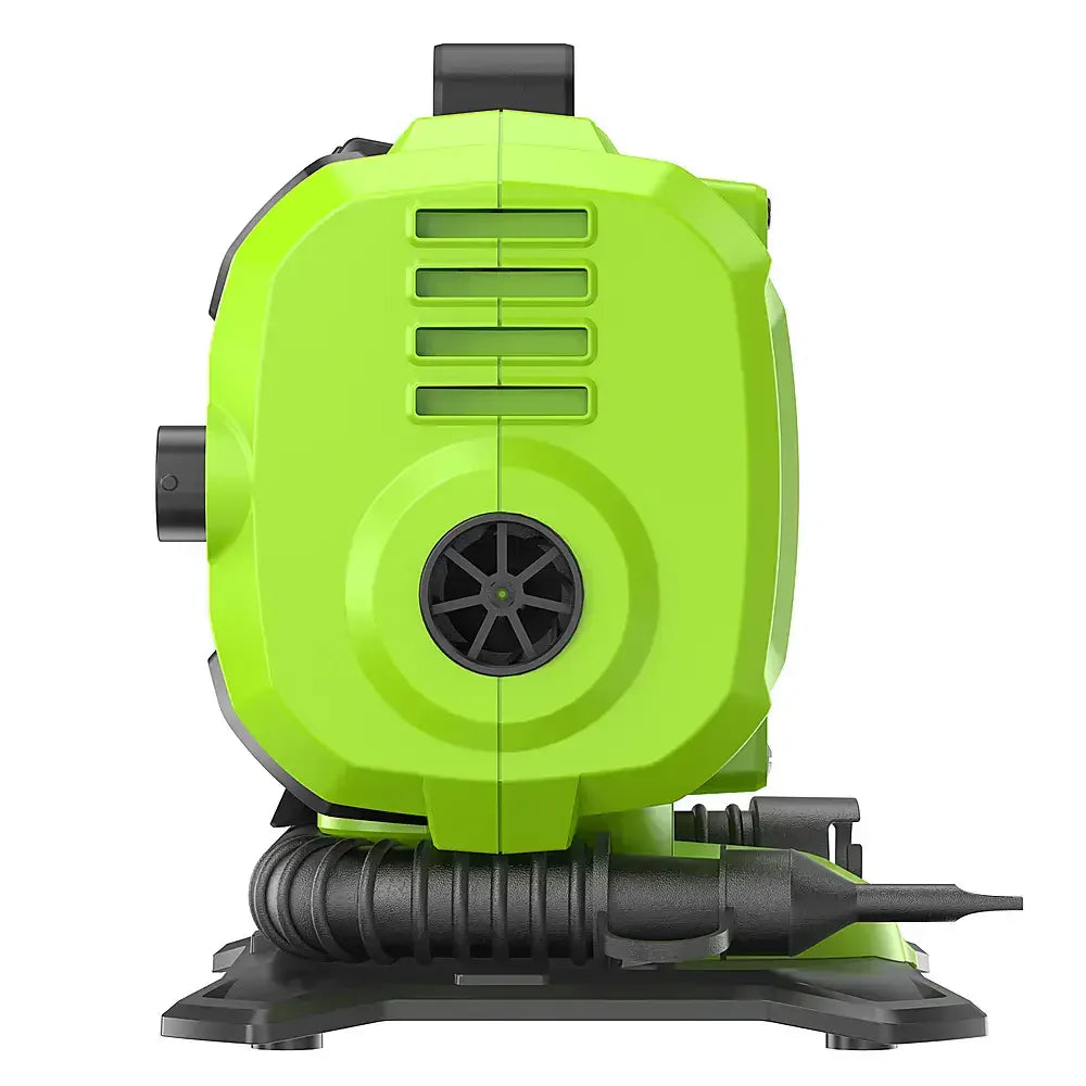 c41d2586fbe508f22771954d687a6e3146d821fc0a6e6b0ad2e0d62de2428030 Inflator - 24 Volt Battery Powered 160-PSI, Featuring 2.0 Ah USB-C Battery and Charger - Green Finish