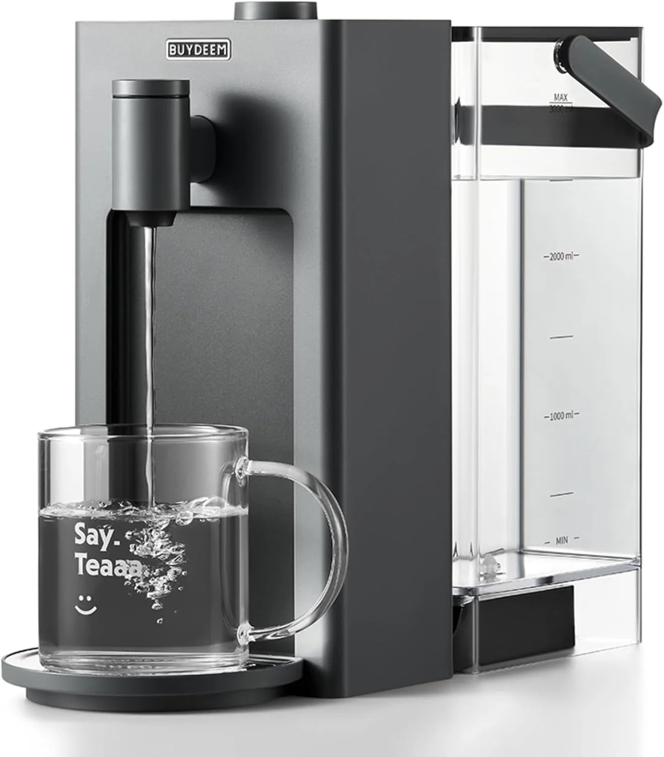 cfa65496bce30048e0c2981c91710bc0e1953e17f7fb7d338a5d3ee3831bcb25 Water Dispenser - 3-liter Instant Hot - Desktop Water Heater, With 8 Temperature Settings and 5 Water Volume Options, Quickly Heats Up, Highly