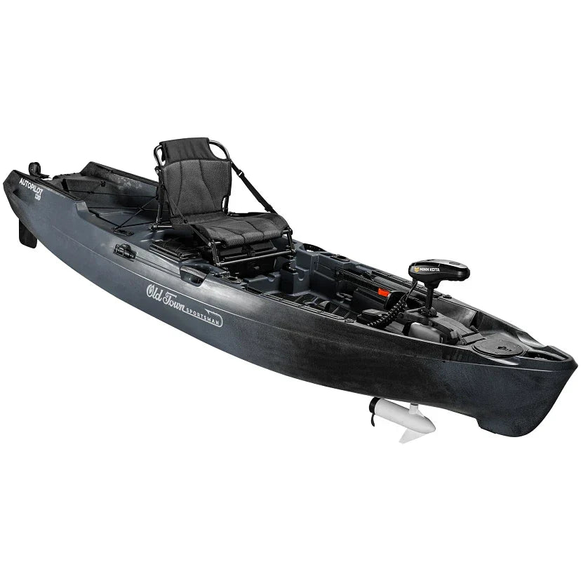 d49ac8b63651e9011f0f54b6a65afbd5bd2c7714258a83a7fb322e09946644d1 Sportsman Autopilot 120 Motorized wedkarski kajak z Trolling silnik 12-ft