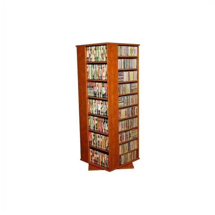 d8247cc7271dff37ce46d322781d35d73a1c438313e4d05c5bcb5a3b6ce9ab5c Media magazynowy Tower, Revolving design, Grande Walnut