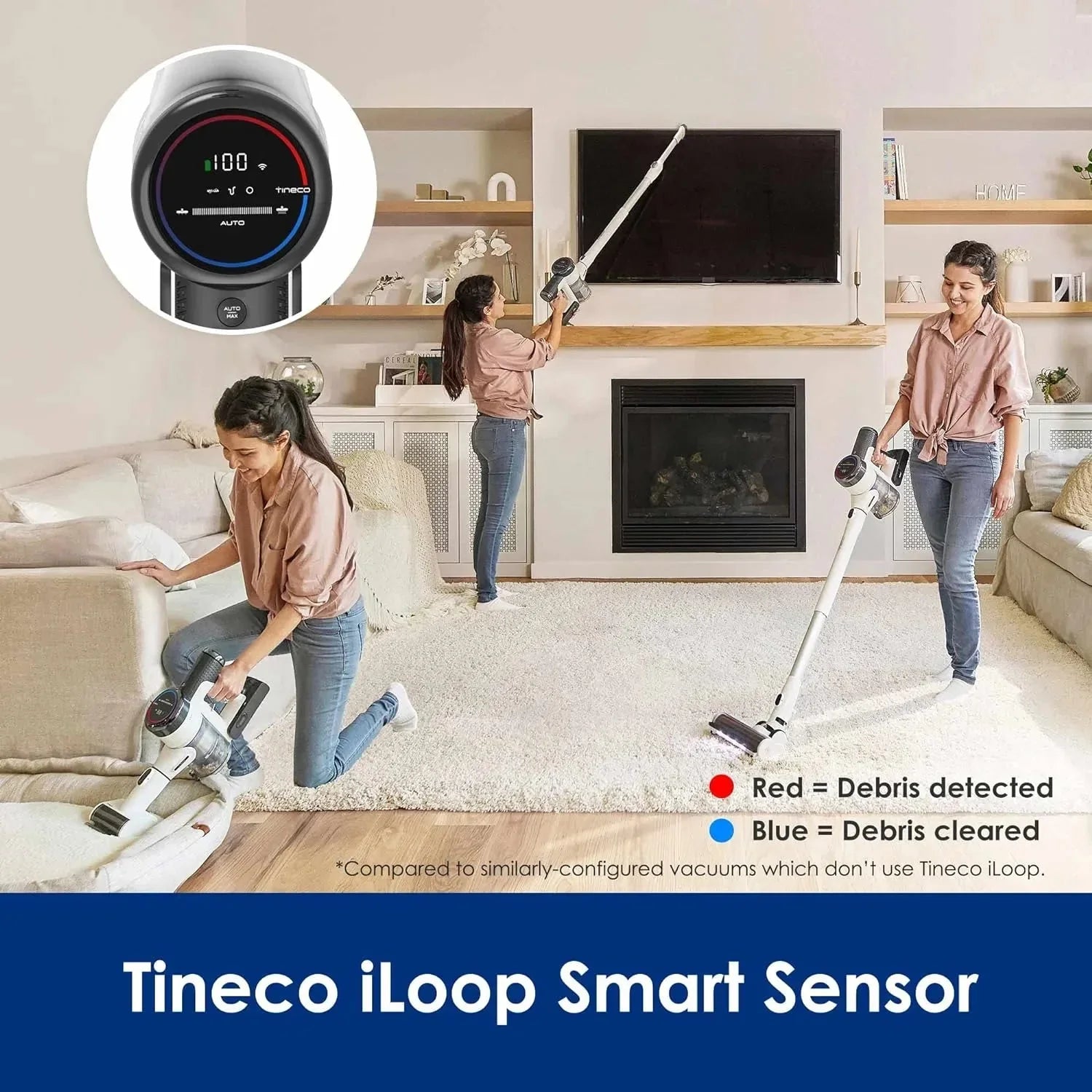 f6b9ebc0a348dade69363460b9ed3e33e9aae3f67eca61109b1fb2f09f3454ae Vacuum Cleaner - Cordless - Smart Stick Handheld Vacuum Strong Suction and Lightweight, Cordless Handheld Vacuum Deep Clean Hair, Hard Floor, Carpet