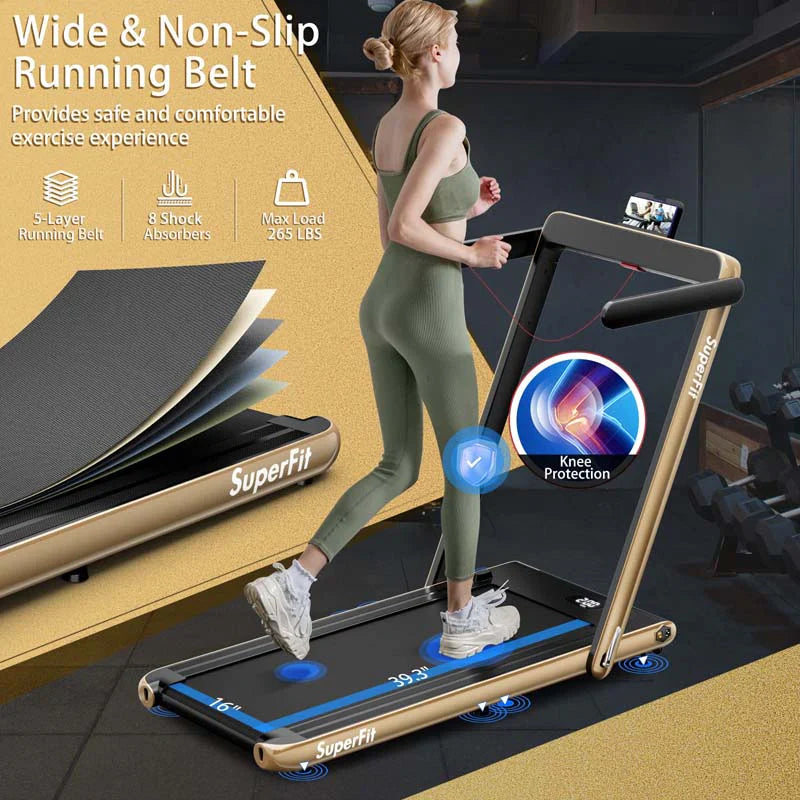 fce804c6b9ac5fea8e9ba6aef0db218c8a1fbe993abe5622b762de56224f2748 Treadmill - 2.5HP 2-in-1 Folding Under Desk, Featuring Speaker APP Remote Control - Portable Walking Jogging Machine for Home Gym Office