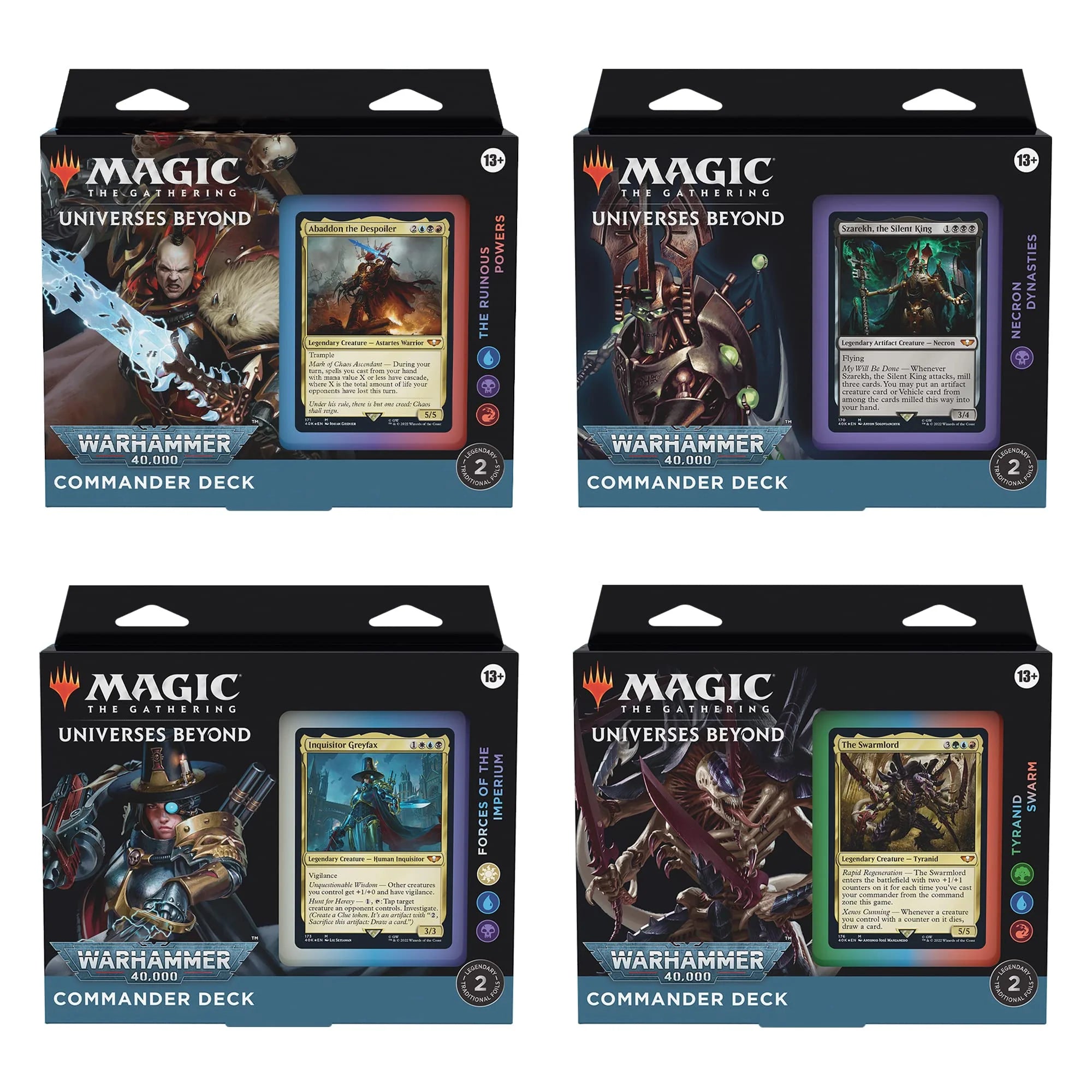 Card gra, Commander, zestaw